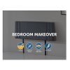 Linen Fabric Bed Deluxe Headboard Bedhead – DOUBLE, Grey