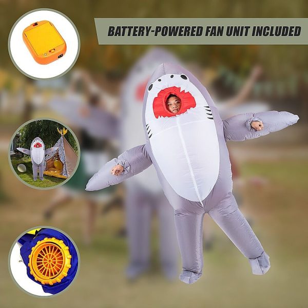 Fancy Dress Fan Inflatable Costume Suit – Shark