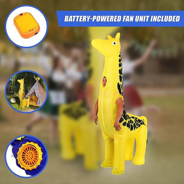 Fancy Dress Fan Inflatable Costume Suit – Giraffe
