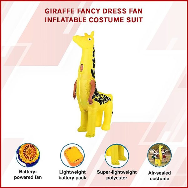 Fancy Dress Fan Inflatable Costume Suit – Giraffe