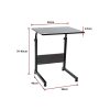 Mobile Laptop Desk Bed Stand Computer Table Adjustable Notebook Bedside Table