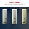 LED Full Length Mirror Standing Floor Makeup Wall Light Mirror 1.6M