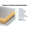 LED Full Length Mirror Standing Floor Makeup Wall Light Mirror 1.6M