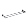 Classic Chrome Towel Bar Rail Bathroom – Double