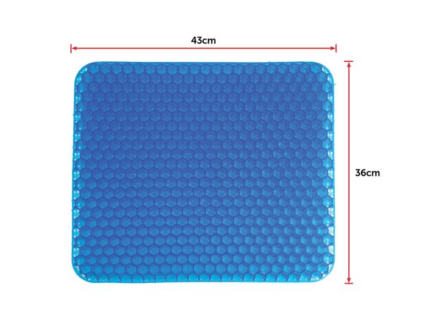 Gel Chair Seat Cushion For Lower Back Pain Pressure Relief Wheelchair Car Office