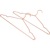 Adult 16.5″ Rose Gold Shiny Metal Wire Coat Suit Top Clothes Hangers (60pc per set)