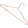 Adult 16.5″ Rose Gold Shiny Metal Wire Coat Suit Top Clothes Hangers (60pc per set)