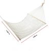 4m Traditional Cotton Rope Hammock with Hanging Hardware