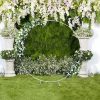 2M Wedding Hoop Round Circle Arch Backdrop Flower Display Stand Frame Background. – White