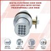 Digital Electronic Code Door Lock Keyless Entry Keypad Programmable Lock Knob