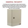 Carbon Steel Electrical Enclosure Box IP65 Wall Mount 400 x 300 x 200 mm