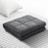 Weighted Blanket Heavy Gravity Blankets Adult Deep Sleep Ralax Washable – Grey, 7 KG