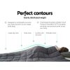 Weighted Blanket Heavy Gravity Blankets Adult Deep Sleep Ralax Washable – Grey, 7 KG