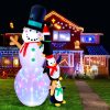 Christmas Inflatable Snowman 2.4M Illuminated Decorations