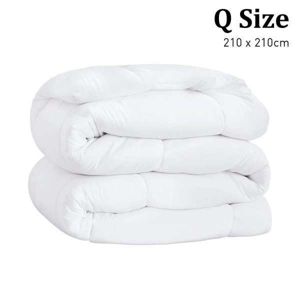 Laura Hill 500GSM Goose Down Feather Quilt Duvet Doona – QUEEN, 700 GSM