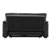 DuPont Faux Leather Sofa Bed Couch Lounge – Black