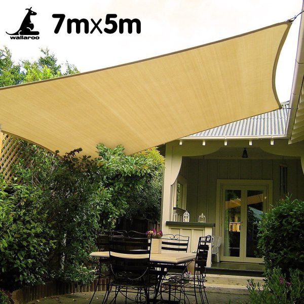 Wallaroo Rectangular Shade Sail – 7×6 M