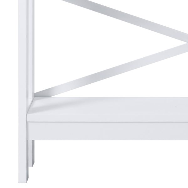 Sarantino Faustine Thin Cross Console Table